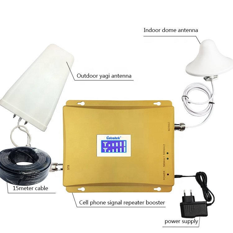 850 1900mhz dual band 2g 3g 4g lte amplificateur de signal gsm repeater kw20l-cp home use mobile network booster